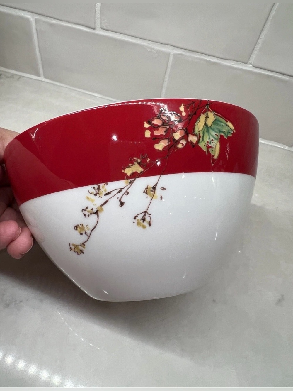 Lenox WINTER SONG All Purpose Cereal Bowl one bowl